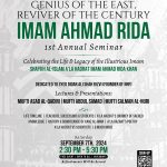 Genius of the East, Reviver of the Century, Imam Ahmad Raza